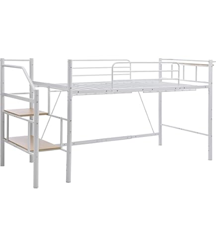 Amazon｜Chic ZONE ロフトベッド ロータイプ 下収納 シングル 耐荷重